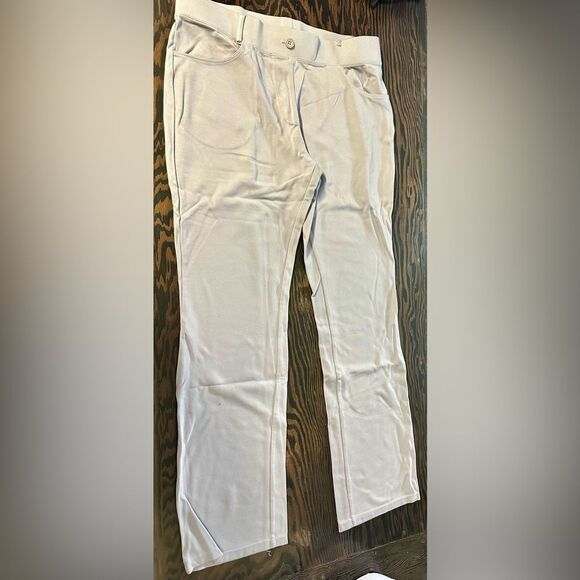 Willit Women’s Stretch Pull On Pants. Light Gray (1015) - Picture 1 of 8